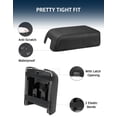 thumbnail image 3 of Center Console Cover for Ford F150 2004-2014/Expedition 2007-2014, Middle Console Armrest Cover for Lincoln Mark LT 2006-2008, Black Leather Car Accessories Interior, 3 of 6