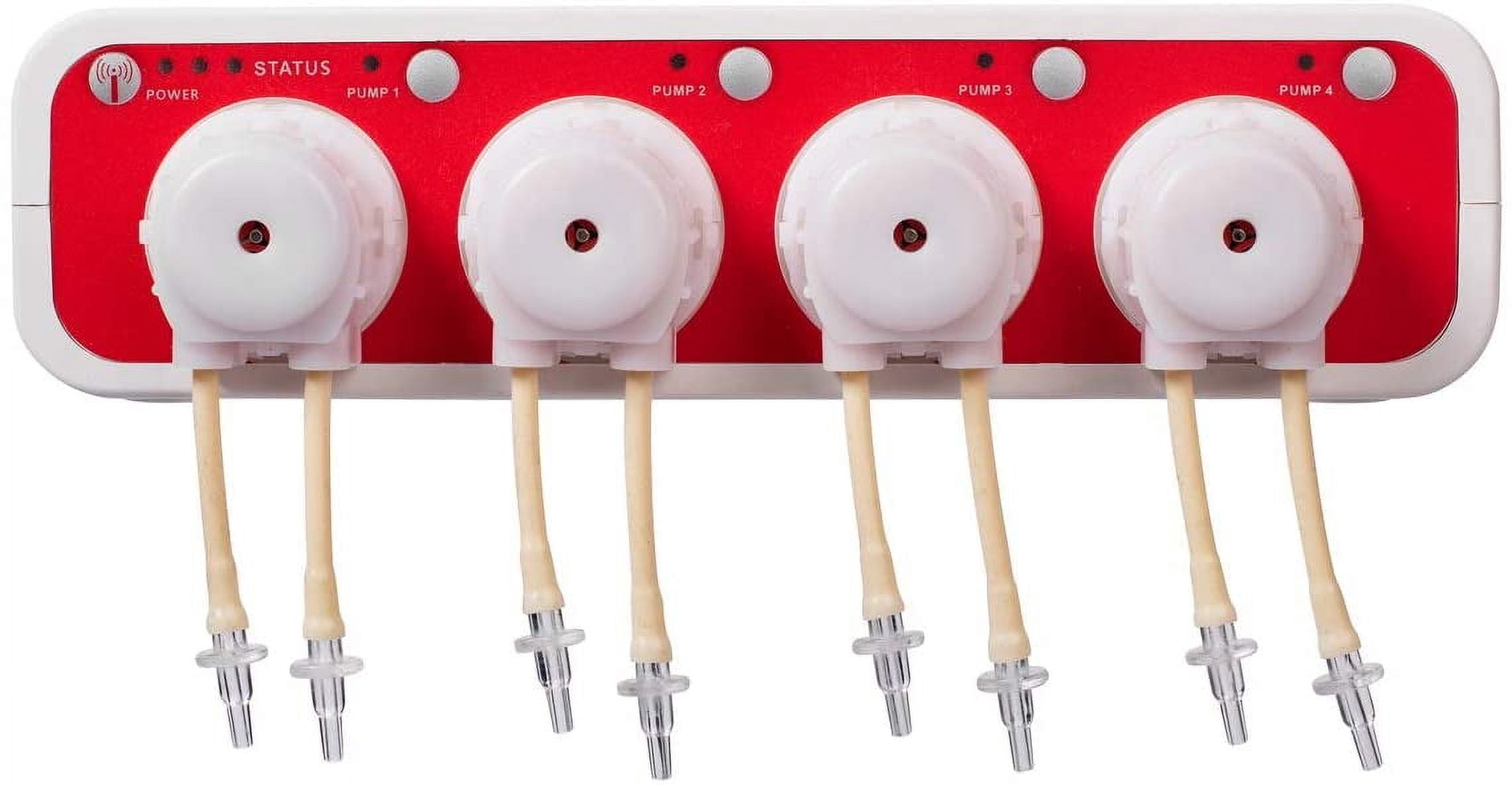 Jebao Doser 3.4 WiFi 4-Channel Auto Dosing Pump for Saltwater Reef Aquarium, White
