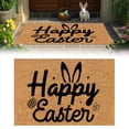 thumbnail image 2 of CoreLiving Easter Bunny Rug Outdoor Spring Welcome Doormat Non Slip Front Door Mat for Porch Entryway Home Decor Floor Easter Decorations Rabbit Design Layered, 2 of 9