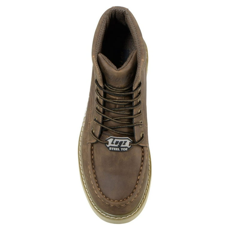 Lugz Work Men's Monterey Wide Steel Toe Moc Toe Chukka Work Lugz Work Men's Monterey Wide Steel Toe Moc Toe Chukka Work