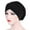 2_Black, variant on Lroveb Turbans for Women Head Wrap Hijab Muslim Ruffle Cancer Chemo Hat Beanie Scarf Turban Cap Hat