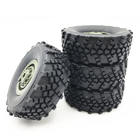 4x Durable Wheel Tires for WPL B36 Series 1/16 RC Cars Ensuring Smooth Off-Road Adventures