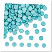200Pcs Blue Synthetic Turquoise Cabochons 8mm Flatback Stones - No Hole, Half Round Dome, Loose Gemstones Beads for DIY Jewelry Making
