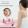 thumbnail image 3 of USB Charging Three Variable LED Light Color Hair Desktop Makeup Mirror Folded Belt Is Lamp Table ,Widely Use, 3 of 5