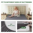 thumbnail image 3 of BEDLORE Mattress Protector Waterproof,Queen Size Mattress Pad with 6-18 Inch Deep Pocket,Mattress Cover Breathable Washable, 3 of 9