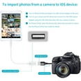 Apple Lightning to USB Camera Adapter USB 3.0 OTG Cable Adapter