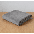 thumbnail image 4 of Extra Soft Fleece Throw Blanket - Heavy Duty Flannel Blanket for Couch, Bed, Travel - Warm Grey Blanket Gift for Men Women, Dog Bed Cover, Camping Accessories (Machine Washable), 4 of 4