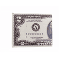 thumbnail image 3 of Lucky 2 Dollar Bill Print Leather Wallet Leather Printed Bifold Novelty Wallet, 3 of 5