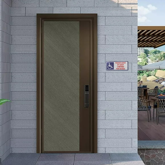 WASHWEPE Pegatina Adhesiva Para Señalización De Accesibilidad Con Claro Y Fácil Aplicación