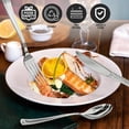thumbnail image 7 of Exquisite Silver Heavy Duty Plastic Silverware Set, 160 Pcs – 80 Forks, 40 Spoons, 40 Knives, 7 of 7