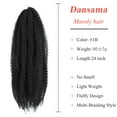 thumbnail image 2 of Frenchies Horquilla de pelo francesa con revestimiento de terciopelo, extra suave, para mujeres, extensiones de boda o peluca, 6 perlas + 6 cristales, 20 unidades (10 Lrg 10 Sm), color marrón, 2 of 5