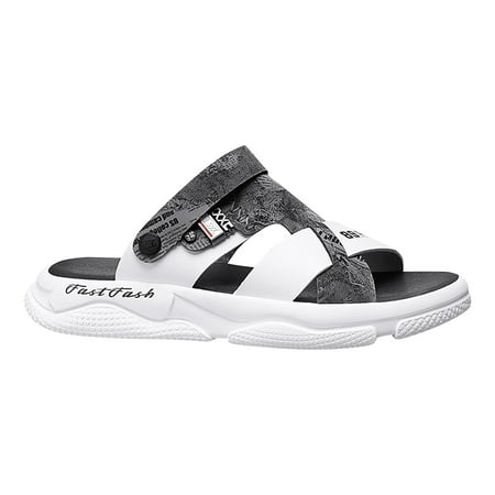 XDDST Men s Casual Dress Shoes Men s Summer New Soft Bottom Outerwear Sandals and Slippers Casual Sports Trend Air Cushion Beach Shoes