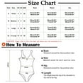 thumbnail image 3 of WREESH Womens Tie Front Bikini Set High Waisted Bikini Fashion Bikini Set Swimsuit Two Piece Filled Swimwear Has A Chest Pad No Steel Support Beachwear Bathing Suit White, 3 of 6