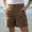 c01Brown, variant on Twill Shorts for Women Casual Solid Color Long Knee Length Shorts Denim Stretchy Cotton Jorts with Pockets Casual Relaxed Fit Red M