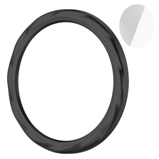 Anti-Scratch Watch Bezel Protection Cover with Tempered Film for S3/S3 eSIM and S4/S4 eSIM Watches, Stainless Steel Frame