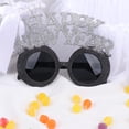 thumbnail image 4 of IFANLANDOR New Year Prop Black Novelty Eyewear 2Pcs for Festivals and Carnivals, 4 of 5