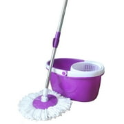 Ktaxon Microfiber Magic Mop with Bucket 2 Heads Rotating 360Â°Easy Floor Mop
