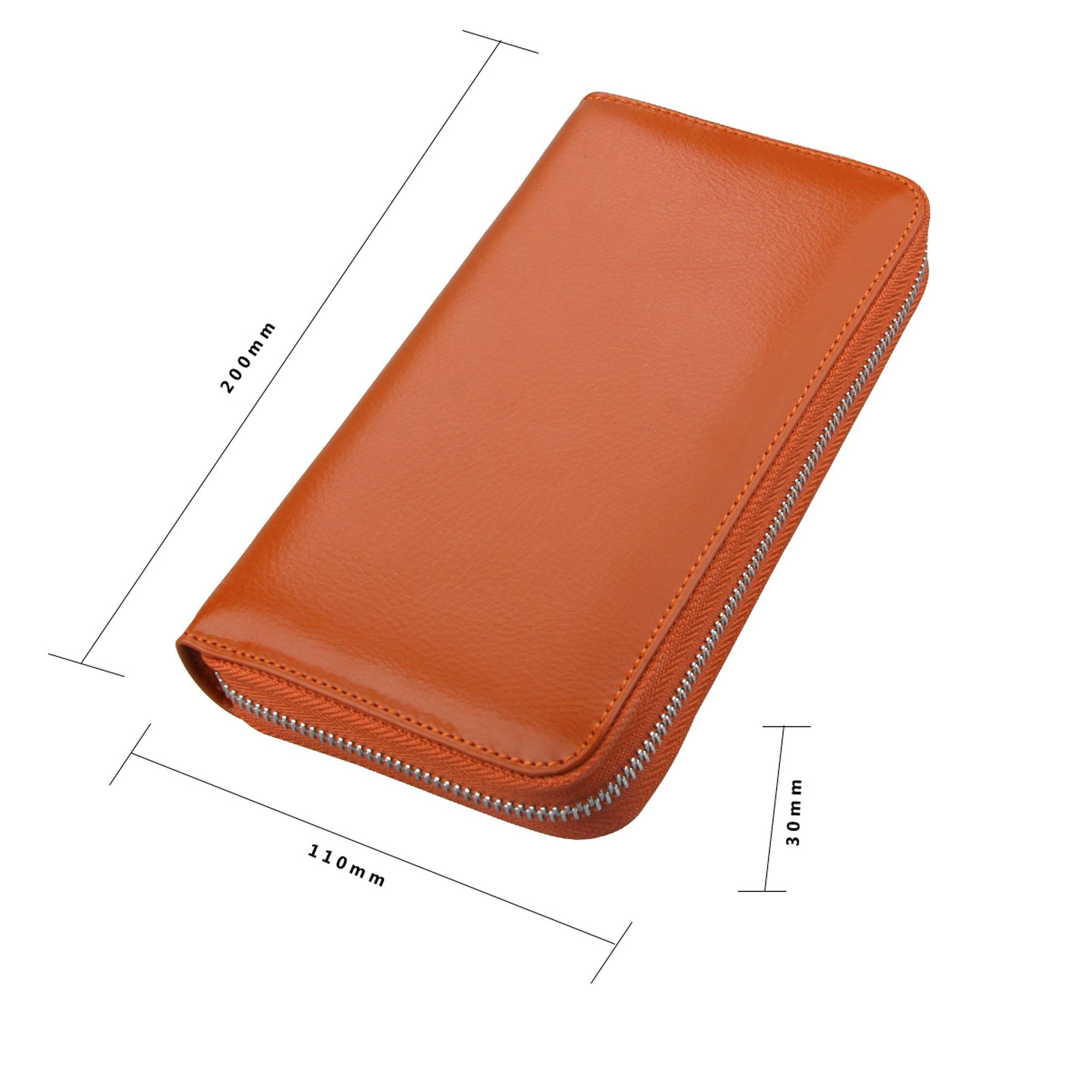 Seamless Orange Peaches with Green Leaves Fruits Grey Credit Card Coin  wallet, RFID Blocking Compact Women Leather Card Holder, Key Change  Organizer