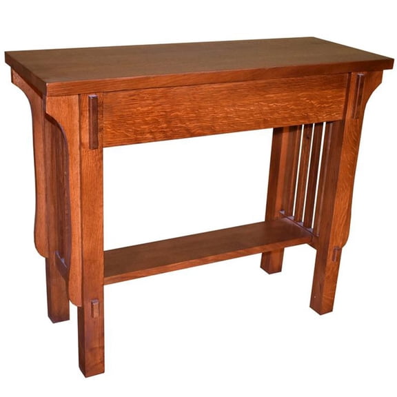 Crafters and Weavers Arts & Crafts Crofter Console Table - Michael's Cherry