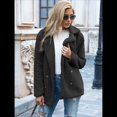 thumbnail image 4 of Abrigos de Invierno para Mujer, de Forro , Piel Sintética, de Oveja, Chaquetas Extragrandes y Modernas, Ropa de Abrigo Cálida Negro S, 4 of 9