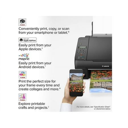 Canon - PIXMA MegaTank G620 Wireless All-In-One Inkjet Printer - Black