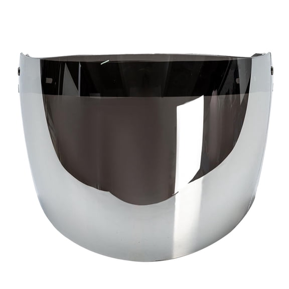 Cascos de motocicleta abiertos estándar con 3 broches y visera abatible con lente de protección contra el viento 20 centímetros