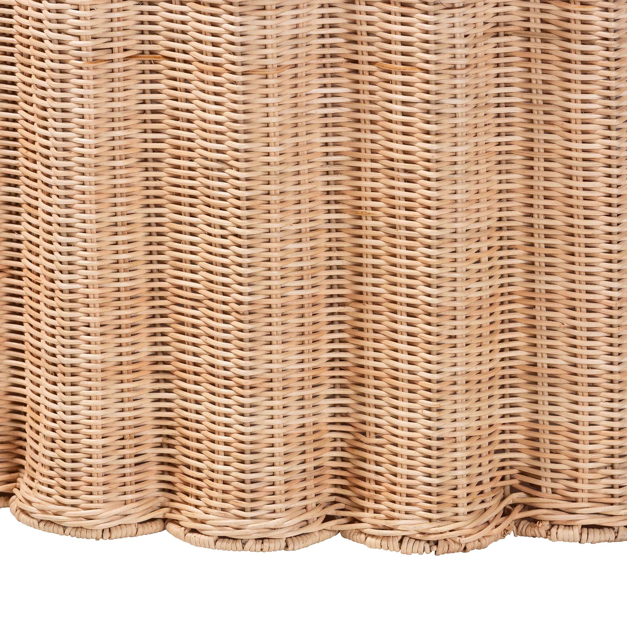 bali & pari Kensley Boho Coffee Table, Natural Brown