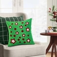 thumbnail image 4 of Hot6sl Ofertas de La Semana Almohada Navideña Cojines Navideños Decorativos Cojines de Menta Decoraciones Navideñas Rojas y Blancas Linda Almohada de Peluche Funda de Cojín Decorativo Navideño, 4 of 5