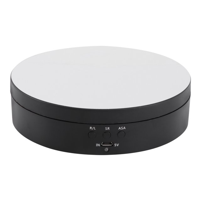 MasteelfCA 1pc Electric USB Powered Rotating Turntable Display Plate Revolving Stand