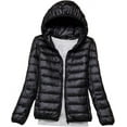 thumbnail image 1 of Chaqueta de plumón para mujer con capucha Abrigos de plumón para mujer Chaqueta de plumón ultraligera y plegable para mujer Abrigo relleno de plumón Parka acolchada, 1 of 4