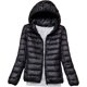 thumbnail image 1 of Chaqueta de plumón para mujer con capucha Abrigos de plumón para mujer Chaqueta de plumón ultraligera y plegable para mujer Abrigo relleno de plumón Parka acolchada, 1 of 4