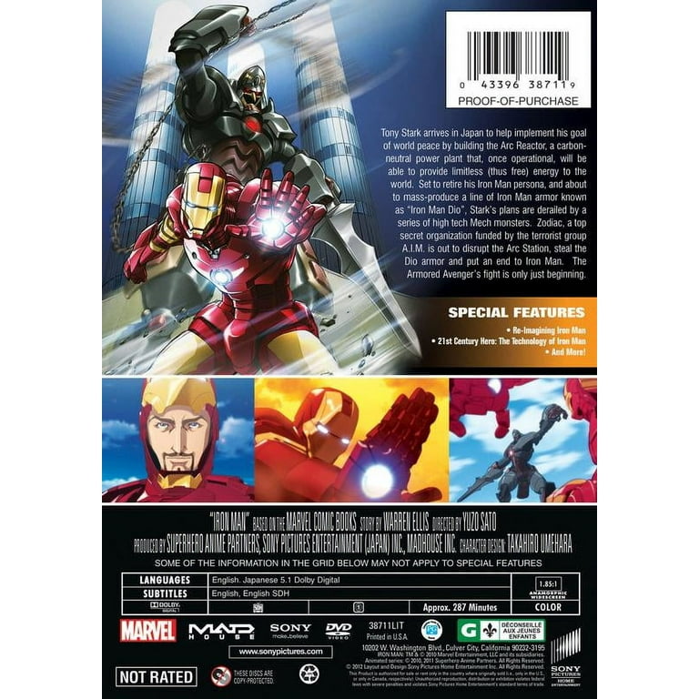 Marvel Iron Man: Animated Series (DVD Sony Pictures Television
