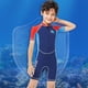 thumbnail image 3 of Naiovety Trajes de neopreno de 2MM, trajes de baño para niños, traje de neopreno de manga corta a prueba de sol, mono antimedusas para esnórquel, surf, Deportes acuáticos azul marino S Naiovety OD003650-01, 3 of 6