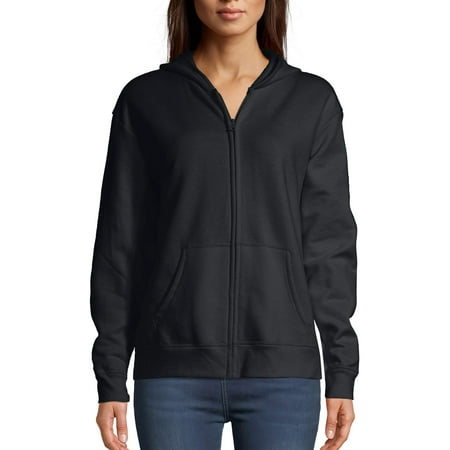 Hanes ComfortSoft EcoSmart Women's Fleece Full-Zip Hoodie Sweatshirt