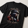 thumbnail image 3 of Smile Now Cry Later Graphic T-Shirt, Unisex Classic Fit Cotton Tee, 3 of 9