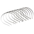 thumbnail image 1 of 10 Piezas Marco de Diadema Liso Sunnimix Diadema de Metal para Bricolaje Artesanal, 1 of 8