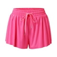 thumbnail image 6 of Athletic Running Shorts for Women Summer Casual Elastic Waist Lightweight Flowy Workout Gym Tennis Skorts with Pockets, 6 of 8