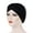 Black, variant on Head Wrap Scarf, Beanie, Chemo Hats for Women, Chemo Turbans for Women, African Turbans for Women, Black One Size