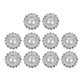 thumbnail image 4 of Matsuzay 10 Uds botones de perlas de imitación de diamantes de imitación 16mm Retro DIY coser adornos artesanales para ropa bolsa zapatos Tela de costura y artesanía Matsuzay HA000075-00B, 4 of 6