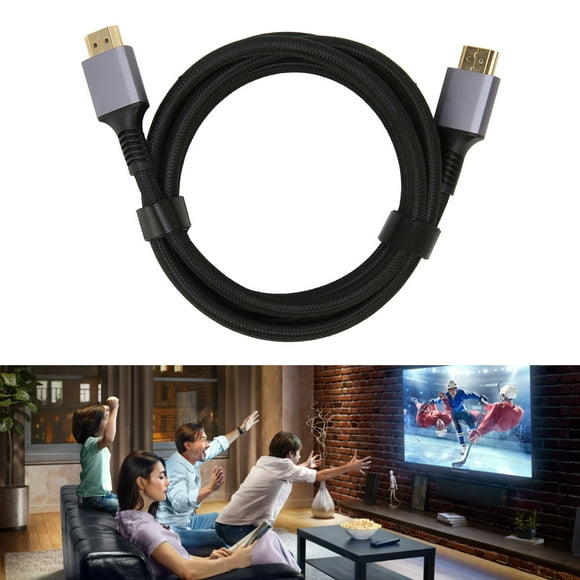 HD Multimedia Interface 2.1 Cable, Reduces Signal Loss HD Video Cable 3D Surround Oxygen Free Copper 8K At 60Hz 4K At 120Hz for Monitor