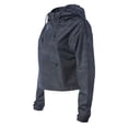 thumbnail image 2 of ShirtBANC Women's Croptop Windbreaker Lightweight Water Resistant Raincoat, 2 of 7