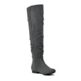 thumbnail image 3 of Dream Pairs Women's over-the-knee suede winter boots, 3 of 5