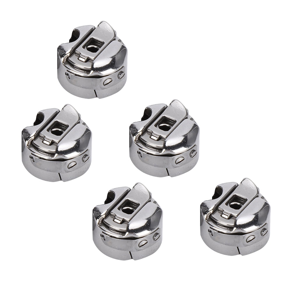 Fdit Sewing Machine Bobbin Cases,Metal Bobbin Cases,5pcs Sewing Machine