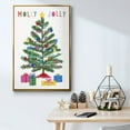 thumbnail image 5 of Colorful Christmas Collection B - Framed Gallery Wrapped Holiday Canvas - 25 x 37 - Gold Frame, 5 of 8