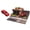 With Red Car, variant on 1/64 Scale Corner Coffee Shop Diorama With 1/64 Scale Mini Alloy Car Parking Lot, 3D Printed Miniature Street Scene Building Display Model For Diecast Car Collections Desktop Decoration