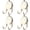 White*4, variant on Strong Suction Cup Hooks for Shower, Bathroom, Kitchen, Heavy Duty Hangers for Door Wreaths, Robe, loofah, Towel, Utensils, Removable Wall Hooks for Tile, Glass, Mirror (Beige)