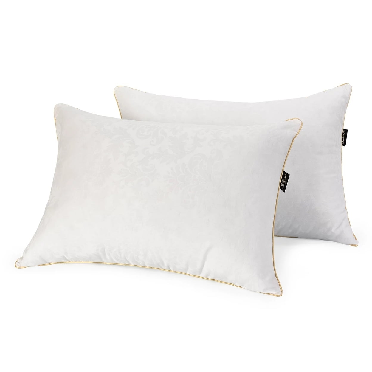 Bellissimo Soft Queen Bed Pillows - Machine Washable (2 Count)