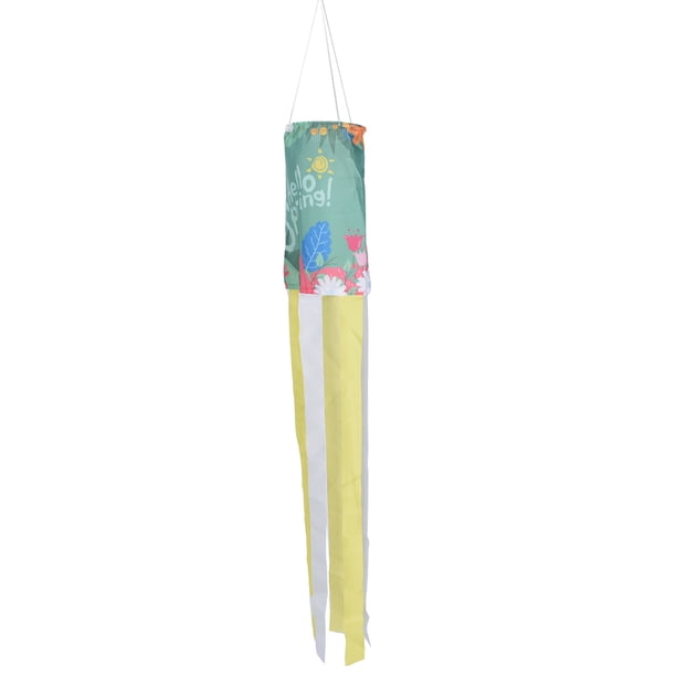 Manga de Viento de Primavera, Decretación Colgante de Manga de Viento al Aire Libre para El Hogar, Patio, Jardín, Balcón, Decoración para Fotografía, Telón de Fondo,
