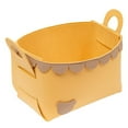 thumbnail image 4 of TISHITA Foldable Clothing Storage Box Laundry Organizer Toys Washing Baskets Storage Bin for Washroom Travel Camping Home yellow, 4 of 8