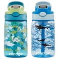 thumbnail image 2 of Contigo Kids 2-Pack Straw Water Bottle, 14 oz - Dinos/Sharks, 2 of 2